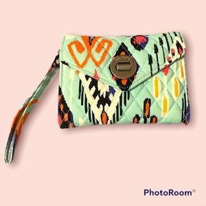 Vera Bradley Pueblo Turnlock Wallet/Wristlet NWOT Never Been Used